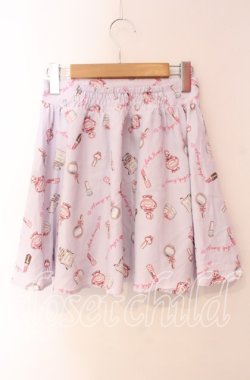 画像3: Ank Rouge / コスメ柄スカート  ラベンダー O-25-10-30-027-CA-SK-OW-OS
