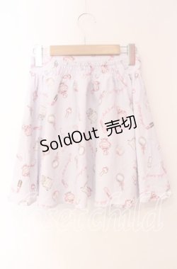 画像3: Ank Rouge / コスメ柄スカート  ラベンダー O-25-10-30-027-CA-SK-OW-OS