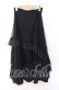 画像1: h.naoto Blood / チャーチptレースレイヤードスカート  ブラック O-25-10-30-033-HN-SK-OW-OS (1)