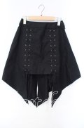 BPN / レースアップ変形スカート M ブラック O-25-10-30-035-GO-SK-OW-OS