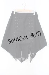BPN / レースアップ変形スカート M ブラック O-25-10-30-035-GO-SK-OW-OS