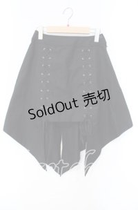 BPN / レースアップ変形スカート M ブラック O-25-10-30-035-GO-SK-OW-OS