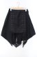 画像1: BPN / レースアップ変形スカート M ブラック O-25-10-30-035-GO-SK-OW-OS (1)