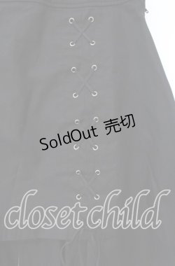 画像2: BPN / レースアップ変形スカート M ブラック O-25-10-30-035-GO-SK-OW-OS