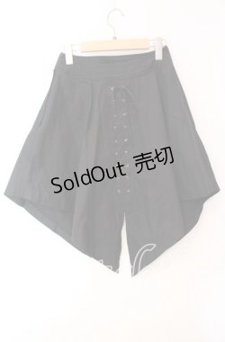 画像3: BPN / レースアップ変形スカート M ブラック O-25-10-30-035-GO-SK-OW-OS