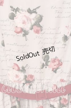 画像2: an another angelus / ローズ総柄ジャンパースカート F グレー O-25-10-30-039-CA-OP-OW-ZT1113X