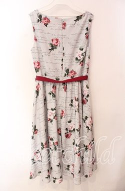 画像3: an another angelus / ローズ総柄ジャンパースカート F グレー O-25-10-30-039-CA-OP-OW-OS