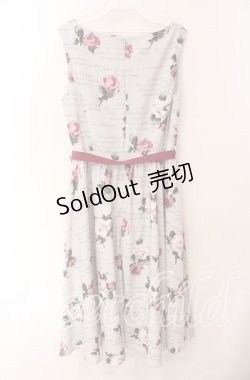 画像3: an another angelus / ローズ総柄ジャンパースカート F グレー O-25-10-30-039-CA-OP-OW-ZT1113X