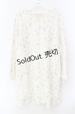 画像1: Franche Lippee / 猫図鑑コート M ミルク O-25-10-30-040-LO-JA-OW-OS