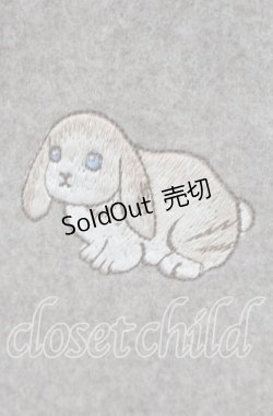 画像3: Franche Lippee / うさぎ刺繍コート M ベージュ O-25-10-30-041-LO-CO-OW-OS