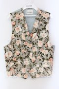 INGEBORG / エミリーローズ柄ベスト  ミントグリーン O-25-10-30-042-LO-TO-OW-OS