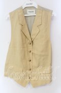 INGEBORG / リネンベスト  カーキイエロー O-25-10-30-043-LO-TO-OW-OS