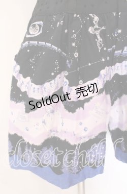 画像3: ALICE and the PIRATES / 星をめぐる銀河の旅サロペットパンツ  クロ×アオ O-25-10-30-005-PA-OP-OW-OS