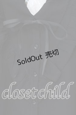 画像2: Dear My Love Rose / フリルシャツブラウス LL クロ O-25-10-30-054-LO-BL-OW-OS