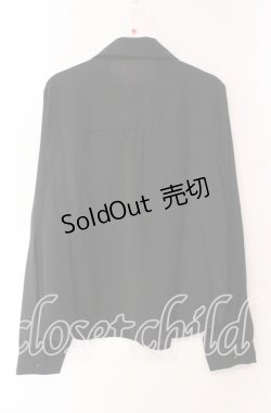 画像3: Dear My Love Rose / フリルシャツブラウス LL クロ O-25-10-30-054-LO-BL-OW-OS