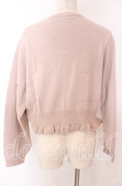 画像2: axes femme / レースアップニットプルオーバー F ピンク O-25-10-30-1041-AX-TO-OW-OS