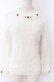 画像1: axes femme / バラボトルネックニット F シロ O-25-10-30-1042-AX-TO-OW-OS (1)