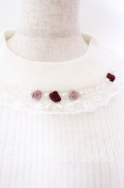 画像2: axes femme / バラボトルネックニット F シロ O-25-10-30-1042-AX-TO-OW-OS