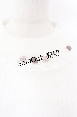 画像2: axes femme / バラボトルネックニット F シロ O-25-10-30-1042-AX-TO-OW-OS