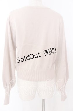 画像2: axes femme / フラワーガーデン刺繍カーディガン F ピンク O-25-10-30-1043-AX-TO-OW-OS