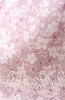 画像2: axes femme / サクラ柄フレアスカート F ピンク O-25-10-30-1052-AX-SK-OW-OS