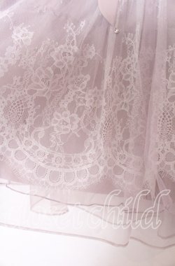 画像2: axes femme POETIQUE / バックフリルチュールスカート M ラベンダー O-25-10-30-1055-AX-SK-OW-OS