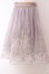 画像3: axes femme POETIQUE / バックフリルチュールスカート M ラベンダー O-25-10-30-1055-AX-SK-OW-OS (3)