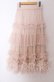 画像3: axes femme / フリルチュールティアードスカート F ベージュ O-25-10-30-1056-AX-SK-OW-OS (3)