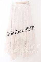axes femme / フリルレースイレヘムスカート F ピンク O-25-10-30-1057-AX-SK-OW-OS