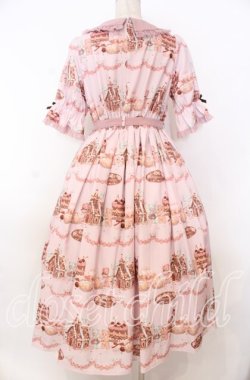 画像3: axes femme kawaii / お菓子の家柄ワンピース M ピンク O-25-10-30-1005-AX-BL-OW-OS