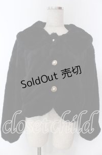 m petit by misako / クロミファーBZナガ　ファーブルゾン L クロ O-25-10-30-1061-LO-CO-IG-OS