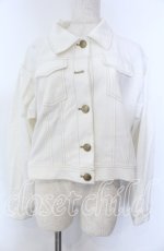 画像1: 【SALE】axes femme POETIQUE / バックプリーツブルゾン M オフ O-25-10-30-1062-AX-JA-IG-ZT167 (1)