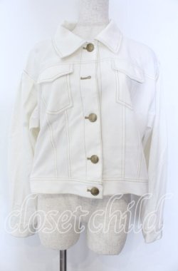 画像1: axes femme POETIQUE / バックプリーツブルゾン M オフ O-25-10-30-1062-AX-JA-IG-OS