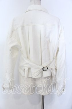 画像2: axes femme POETIQUE / バックプリーツブルゾン M オフ O-25-10-30-1062-AX-JA-IG-OS