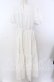 画像3: axes femme POETIQUE / ティアードロングワンピース  シロ O-25-10-30-1064-AX-OP-IG-OS (3)