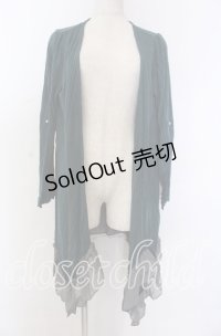 axes femme / バックシャントッパーカーデ M グリーン O-25-10-30-1067-AX-TO-IG-ZT1103A