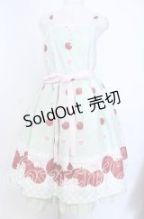 Chalmiere / スウィーティアップルジャンパースカート M グリーン O-25-10-30-1007-LO-OP-OW-OS