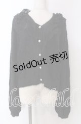 axes femme / レース襟フェザーニット F クロ O-25-10-30-1073-AX-TO-IG-OS