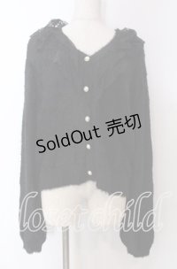 axes femme / レース襟フェザーニット F クロ O-25-10-30-1073-AX-TO-IG-OS