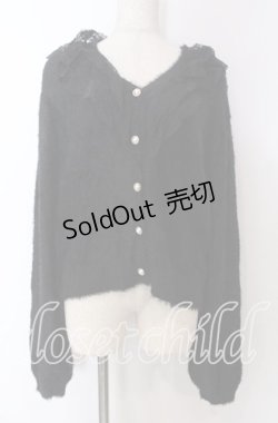 画像1: axes femme / レース襟フェザーニット F クロ O-25-10-30-1073-AX-TO-IG-OS