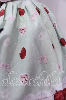 画像2: Chalmiere / スウィーティアップルジャンパースカート M グリーン O-25-10-30-1007-LO-OP-OW-OS