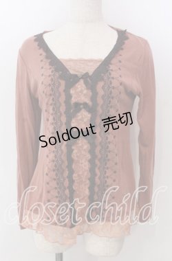 画像1: axes femme / 3つリボンカットソー  オレンジ O-25-10-30-1084-AX-TO-IG-OS