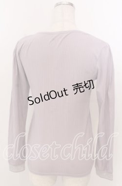 画像3: axes femme / スクエアレースお花付インナー M ラベンダー O-25-10-30-1088-AX-TO-IG-OS