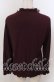 画像2: axes femme / フリルブラウス風カットプルオーバー M ワイン O-25-10-30-1090-AX-TO-IG-OS (2)