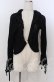 画像1: axes femme / ショート丈ニットボレロ  クロ O-25-10-30-1093-AX-TO-IG-OS (1)