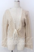 axes femme / スカラップレースボレロ M アイボリー O-25-10-30-1094-AX-TO-IG-OS