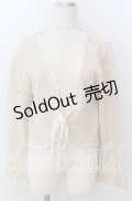【SALE】axes femme / スカラップレースボレロ M アイボリー O-25-10-30-1094-AX-TO-IG-ZT015