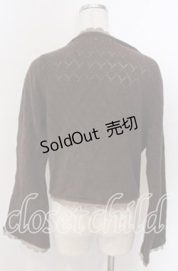 画像2: axes femme / スカラップレースボレロ M ブラウン O-25-10-30-1095-AX-TO-IG-OS