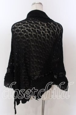 画像2: axes femme / フリルニットボレロ F クロ O-25-10-30-1097-AX-TO-IG-OS