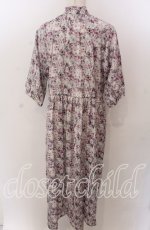 画像2: 【SALE】axes femme / 花柄5分袖ワンピース  オフ×ピンク系 O-25-10-30-1100-AX-OP-IG-ZT085 (2)